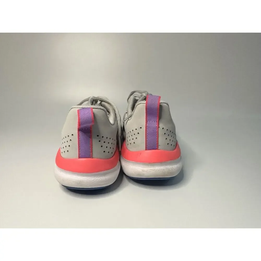Under Armour Kids Youth 7Y UA Gray White Pink Running